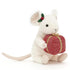 Jellycat: Merry Mouse présente une mascotte de 18 cm