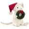 Jellycat: Merry Mouse Wreath maskot 18 cm