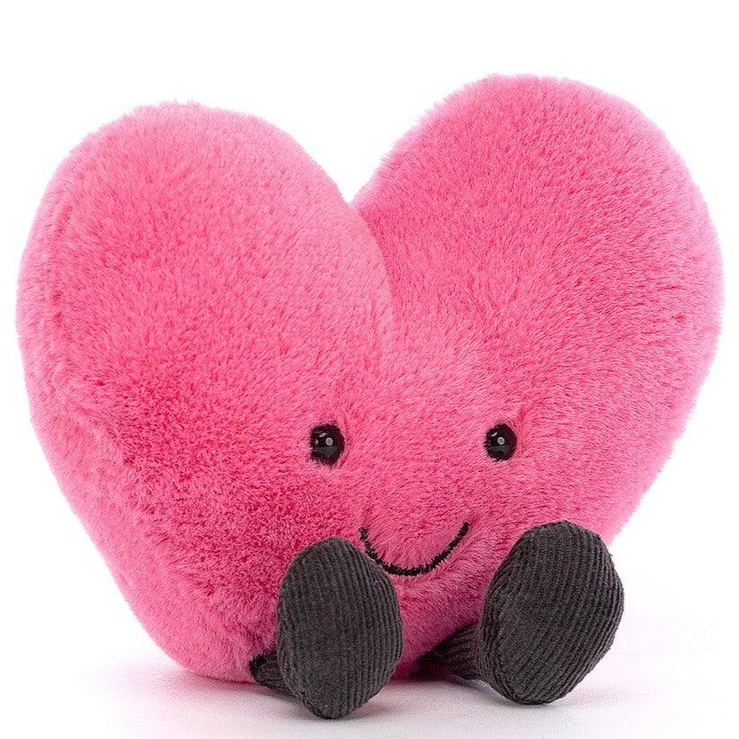 JellyCat: Maskottchen Herz beispielhaftes heißen rosa Herz 17 cm