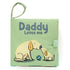 Jellycat: fabric booklet Daddy Loves Me
