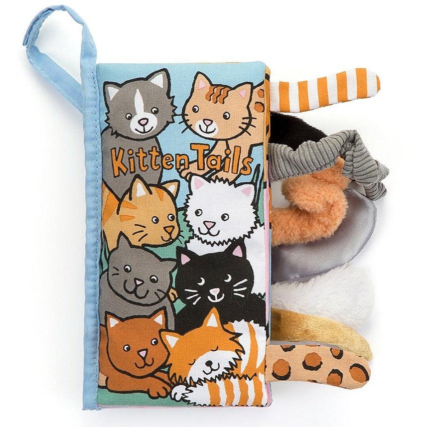 Jellycat: fabric booklet with tails of cats