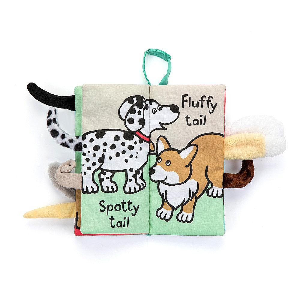 Jellycat: fabric booklet with tails Doggies
