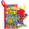 Jellycat: opuscolo in tessuto con Tails Rainbow
