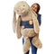 JellyCat: Ogromni beža zečji zec vrlo veliki bashful Bunny 108 cm