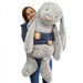 Jellycat: Obrovský mazdatý šedý králik veľmi veľký bastful Bunny 108 cm