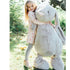 Jellycat: τεράστιο γκρίζο κουνέλι πολύ μεγάλο bashful bunny 108 cm