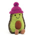 Jellycat: Huggable Cozi Avocado i en kasket Amuseable Cozi Avocado