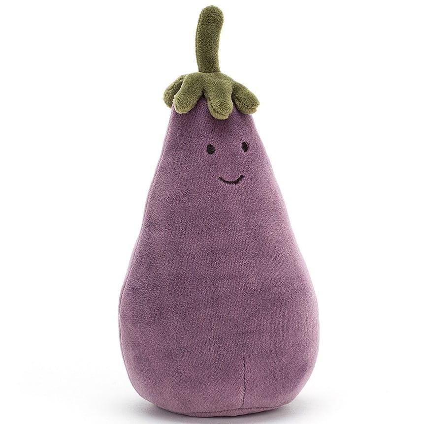 Jellycat: Lebhafte Gemüse 17 cm Auberginen kuschelndes Spielzeug