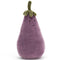 Jellycat: Vivacious Vegetable 17 cm aubergine-kæletøj