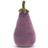 Jellycat: livlig grönsak 17 cm aubergine kuddt leksak