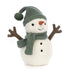 Jellycat: Χωρίς χιονάνθρωπος με πράσινο καπάκι Maddy Snowman 18 cm