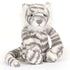 Jellycat: tigre tigre fofinho branco tigre de neve 31 cm