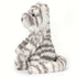 Jellycat: χαριτωμένη λευκή τίγρη bashful snow tiger 31 cm