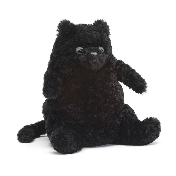 Jellycat: Amore fekete macska ennivaló 15 cm