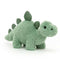 Jellycat: fosilly stegosaurus 8 cm Dino Cuddly Toy