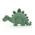 Jellycat: fosilly stegosaurus 8 cm dino cuddly rotaļlieta