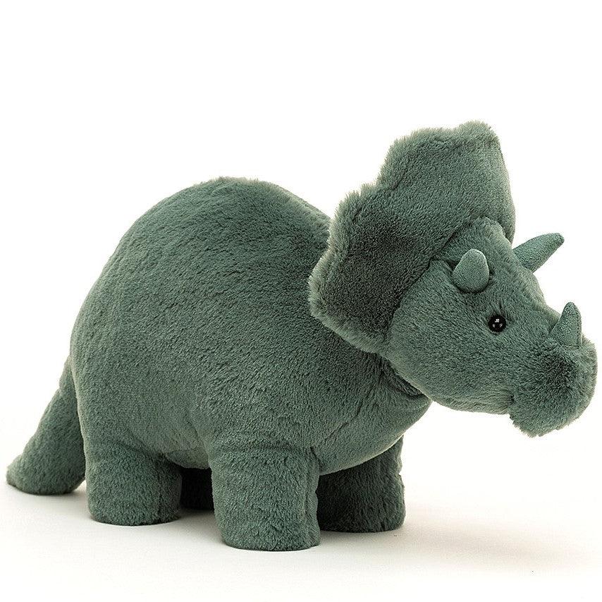 Jellycat: Fossilly Triceratops 17 cm dino cuddly toy