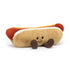 Jellycat: Hot Dog Underhållbar 11 cm kuddt leksak