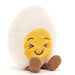 Jellycat: Cuddly varené vajcia Mina zábavné smiech uvarené vajíčko 14 cm