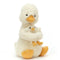 Jellycat: Huddelen Duck kuscheleg Puppelchen 15 cm