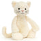 Jellycat: Bahful Bashful Cream Kitten 31 cm de brinquedo fofinho