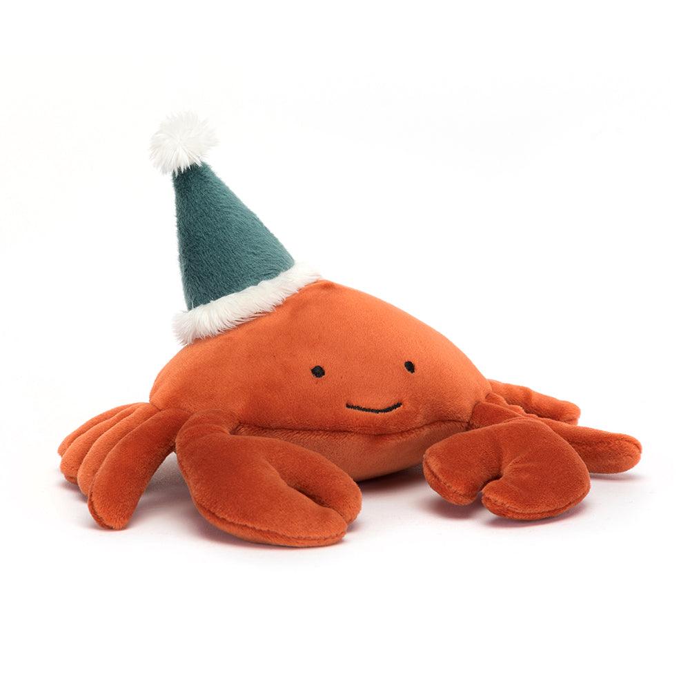 Jellycat: Celebration Crustacean Crab 16 cm cuddly crab in a cape