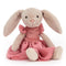 Jellycat: Cuddly Bunny an enger Kleedung Lotien Bunny Party 17 cm