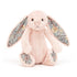 Jellycat: Cuddly zuikio raštuotos ausys Bashful Bunny 18 cm