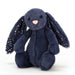 Jellycat: cuddly bunny patterned ears Bashful Bunny 18 cm