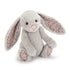 Jellycat: ljubka zajčka z vzorčastim ušesi baraški zajček 18 cm