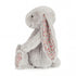 JELLYCAT: Cuddly Bunny mönstrade öron bashful kanin 18 cm