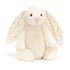 Jellycat: cuddly bunny patterned ears Bashful Bunny 31 cm