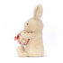 Jellycat: Cuddly Bunny su Velykų kiaušinių Bonnie zuikiu su kiaušiniu 15 cm