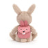 Jellycat: cuddly Backpack Bunny 24 cm