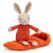 Jellycat: Snuggler Bunny in a sleeping bag