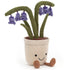 Jellycat: Flor de flores fofas e fofas Bluebell de 26 cm