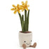 Jellycat: jonquille à fleurs en pot câlin de jonquille amusante 30 cm