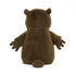Jellycat: Nippit Beaver 13 cm mini-bever krammetøj