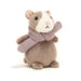 Jellycat: mini hamster huggable com lenço feliz hamster 12 cm