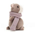 Jellycat: Прегръщащ се мини хамстер с шал Happy Hamster 12см