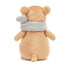 Jellycat: Huggable mini křeček se šálem šťastný křeček 12 cm