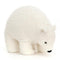 Jellycat: urso polar melancólico 21 cm de urso fofinho.