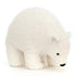 Jellycat: Ours polaire mélancolique de 21 cm ours câlins.