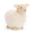 Jellycat: mažai pamestas ėriukas 11 cm avių, švelnus žaislas