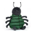 Jellycat: Anoraknid Black Spider 13 cm Cuddly Spider.