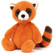 Jellycat: mīļi sarkanā panda whispit sarkanā panda 26 cm