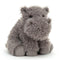 Jellycat: Curvie Hippo 23 cm crackly nīlzirga mīļa rotaļlieta