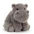 Jellycat: Curvie Hippo 23 cm krekas Hippo Cuddly žaislas