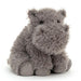 Jellycat: Curvie Hippo 23 cm Crackly Hippo kuschelnd Spielzeug