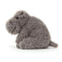 Jellycat: Curvie Hippo 23 cm crackly nīlzirga mīļa rotaļlieta